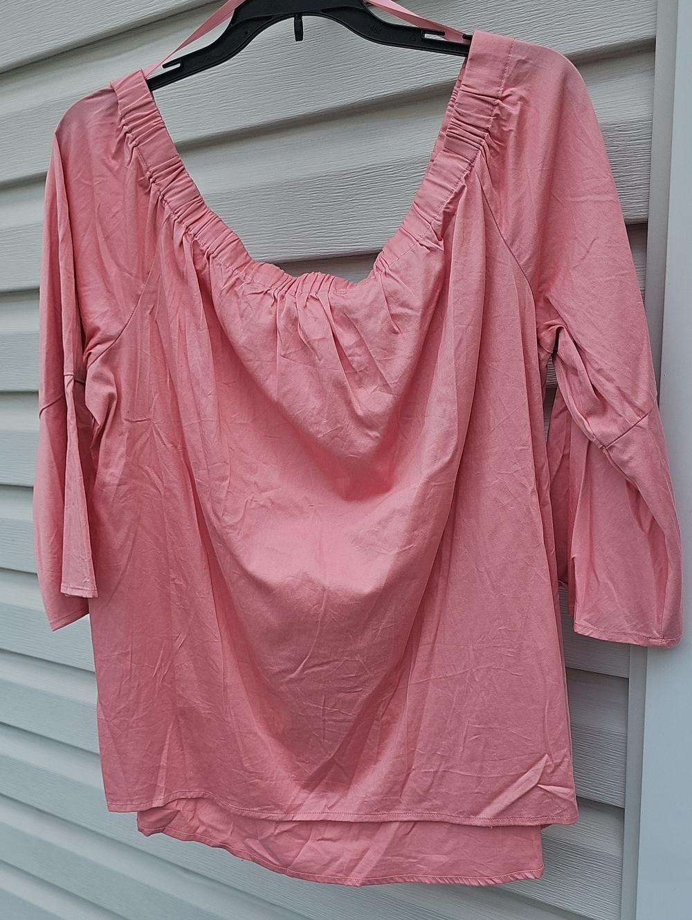Michael Kors Rose Pink Off-Shoulder Tunic Top
